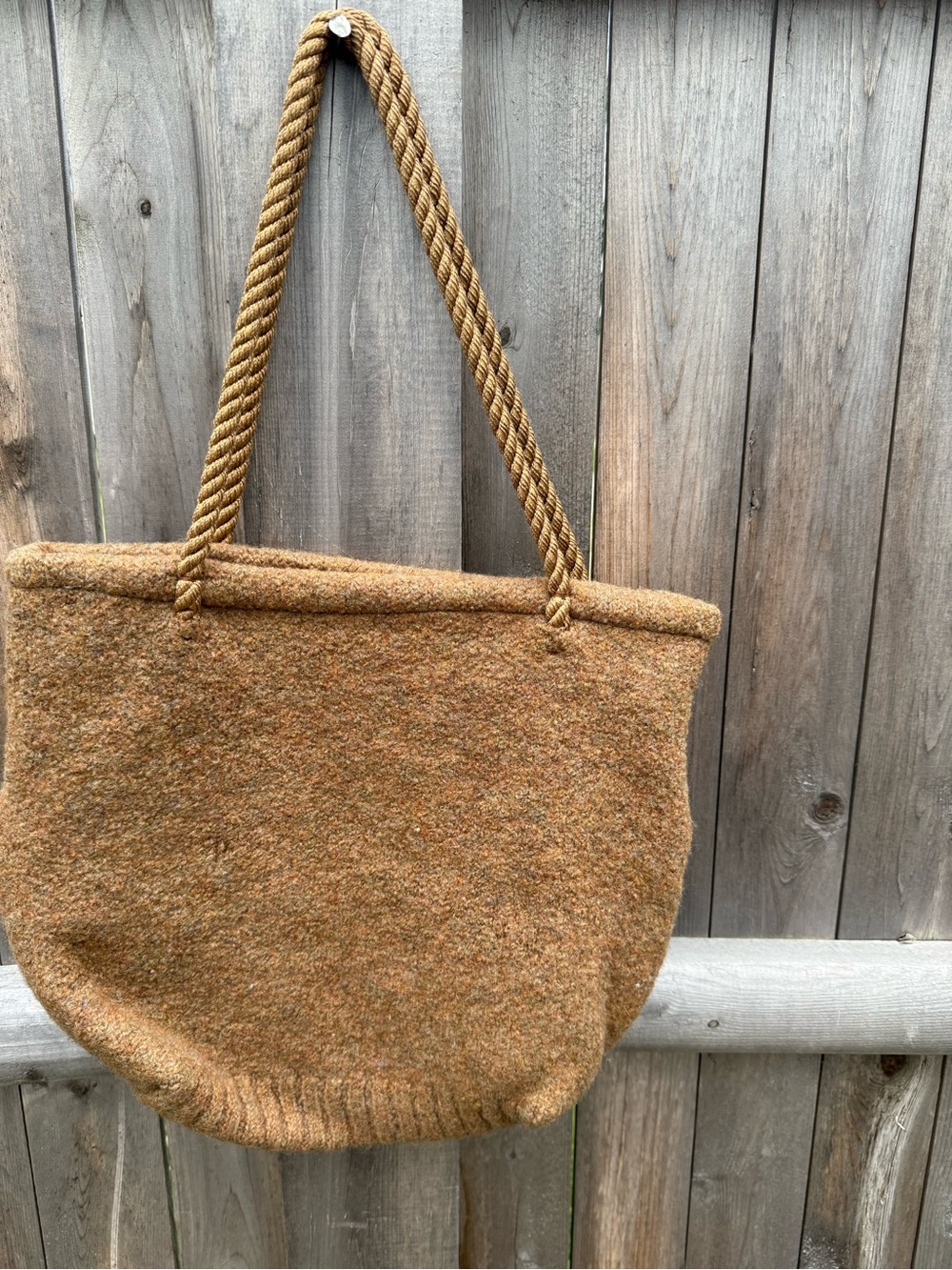 Handmade Felted Bag | Upcycled 80’s Sweater